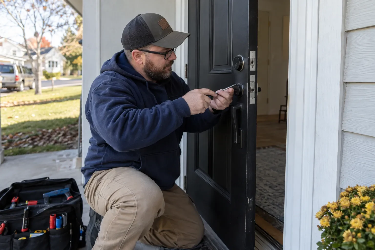 Illustrative locksmith scene — Big Bay Point